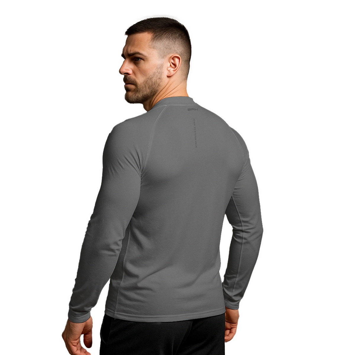 Camisa Raglan Brk Clean Cinza com Proteção Solar UV50+ - Brk Agro