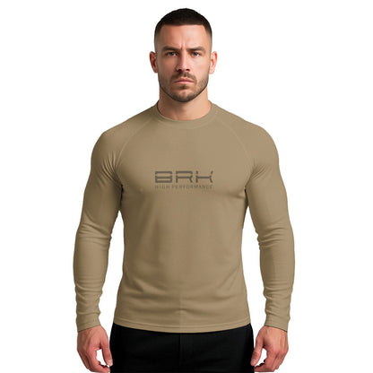 Camisa Raglan Brk Clean Militar Caqui com Proteção Solar UV50+ - Brk Agro