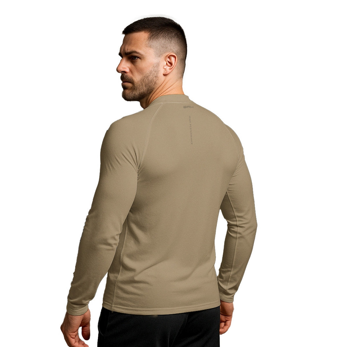Camisa Raglan Brk Clean Militar Caqui com Proteção Solar UV50+ - Brk Agro