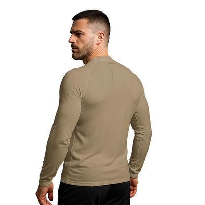 Camisa Raglan Brk Clean Militar Caqui com Proteção Solar UV50+ - Brk Agro