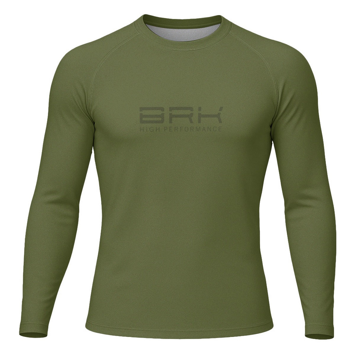 Camisa Raglan Brk Clean Verde Militar com Proteção Solar UV50+ - Brk Agro