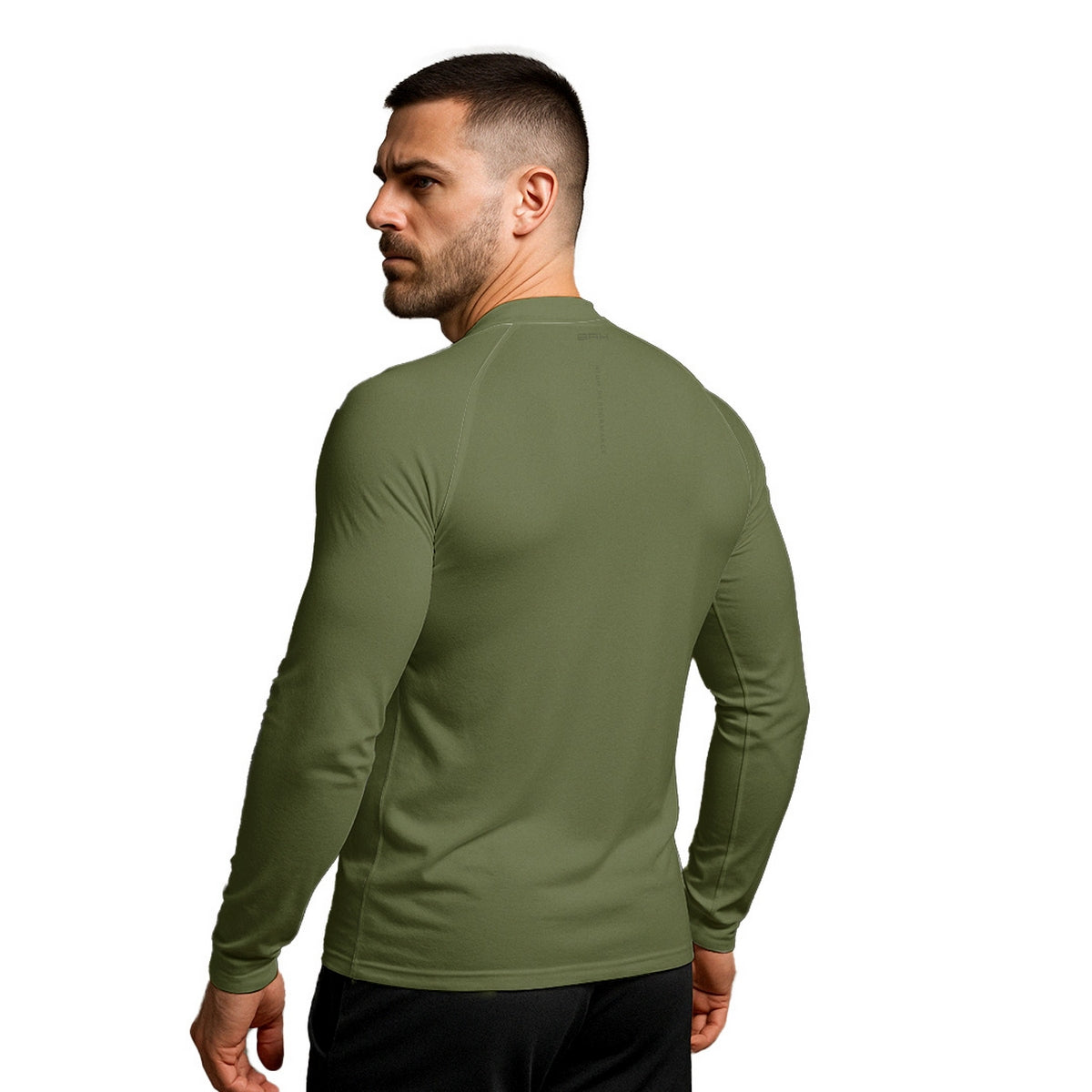 Camisa Raglan Brk Clean Verde Militar com Proteção Solar UV50+ - Brk Agro