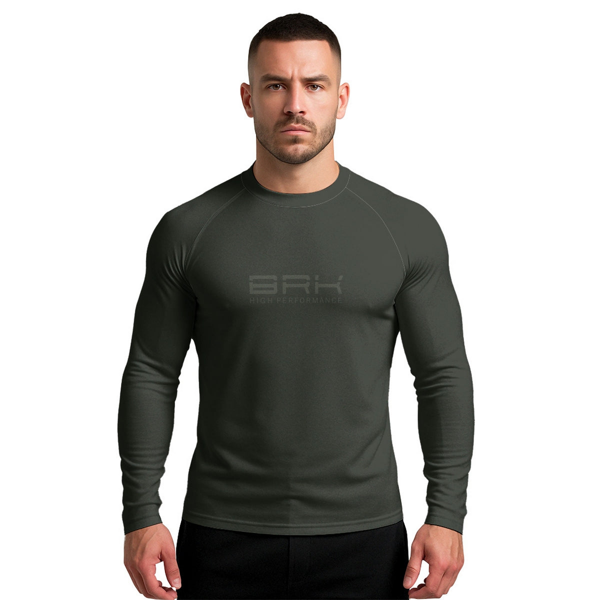 Camisa Raglan Brk Clean Verde com Proteção Solar UV50+ - Brk Agro