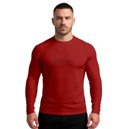 Camisa Raglan Brk Clean Vermelha com Proteção Solar UV50+ - Brk Agro