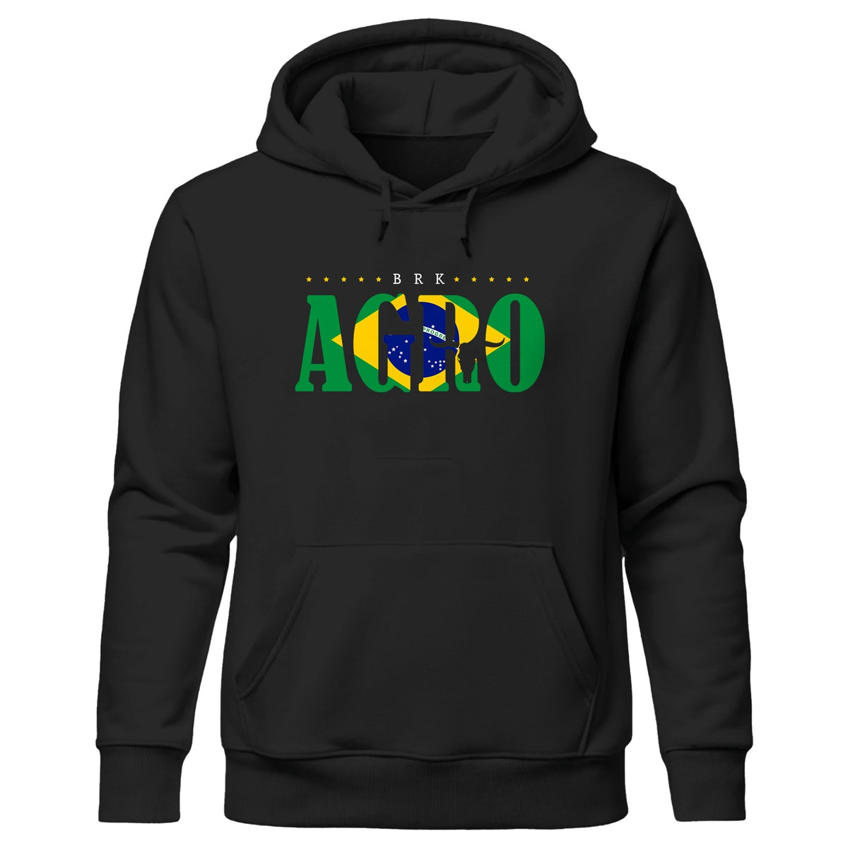 Moletom com Capuz Unissex Brk Long Horn Brasil - Brk Agro