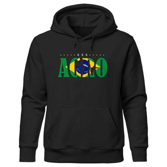 Moletom com Capuz Unissex Brk Long Horn Brasil