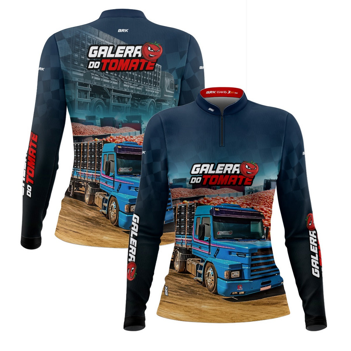 Camisa Feminina Brk Galera do Tomate com Proteção UV50 - Brk Agro