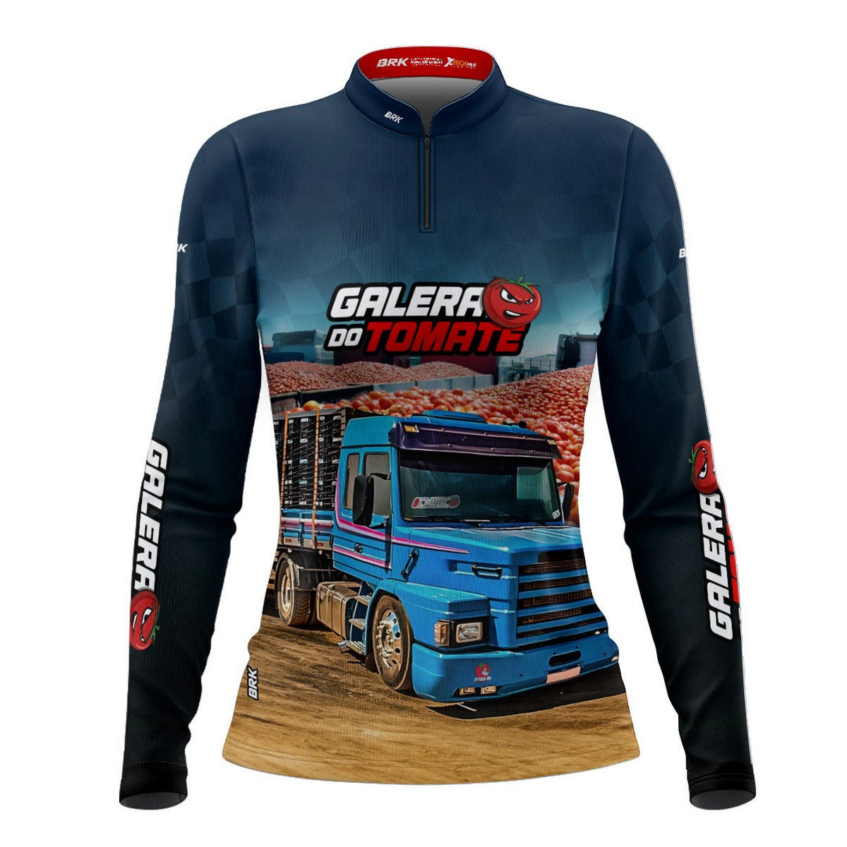 Camisa Feminina Brk Galera do Tomate com Proteção UV50 - Brk Agro