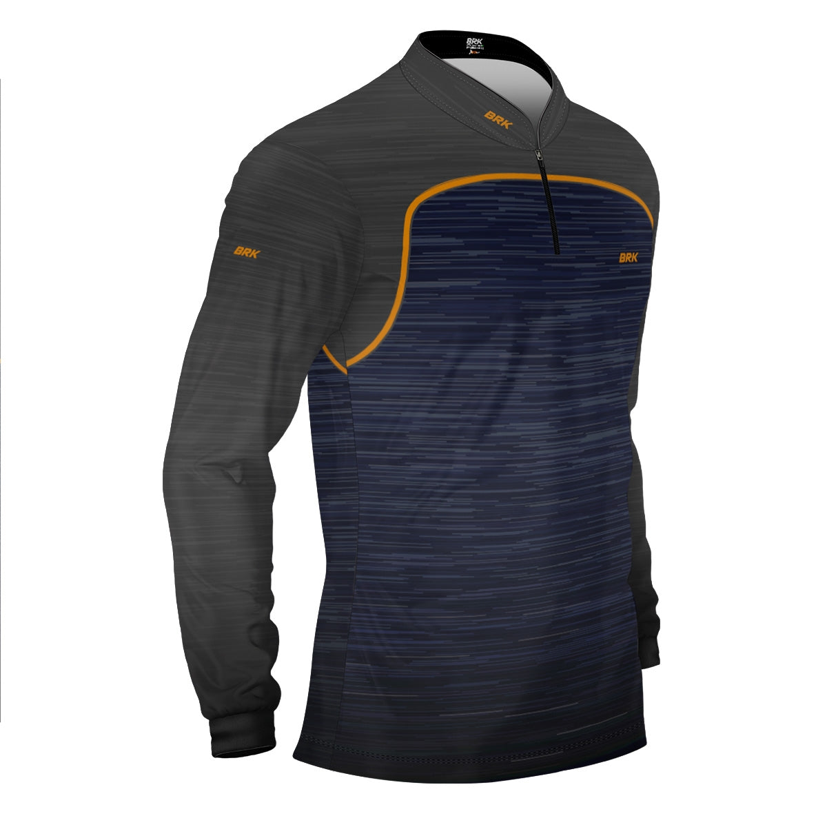 Camisa Agro Brk Mescla Azul Chumbo com Proteção Solar UV50+ - Brk Agro