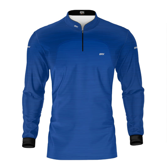 Camisa Agro Brk Mescla Azul Royal com Proteção Solar UV50+