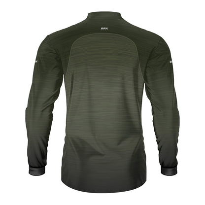 Camisa Brk Mescla Verde com Proteção Solar UV50 - Envio Imediato - Brk Agro