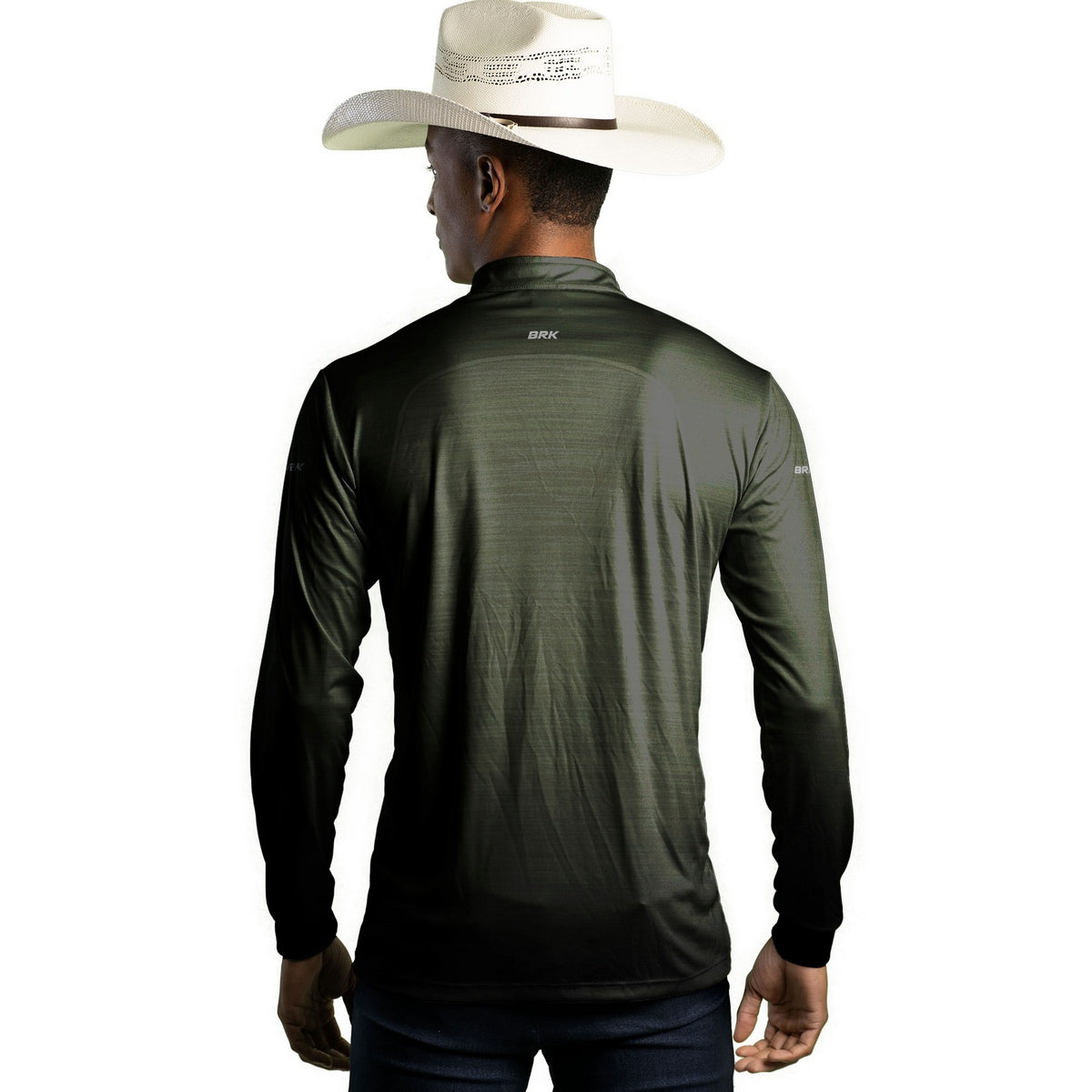 Camisa Agro Brk Mescla Verde com Proteção Solar UV50+ - Brk Agro