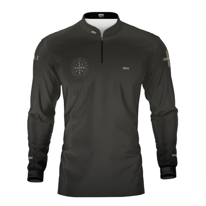 Camisa Agro Brk Medalha de São Bento com Proteção UV50  - Envio Imediato - Brk Agro