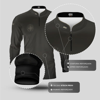 Camisa Agro Brk Medalha de São Bento com Proteção UV50  - Envio Imediato - Brk Agro