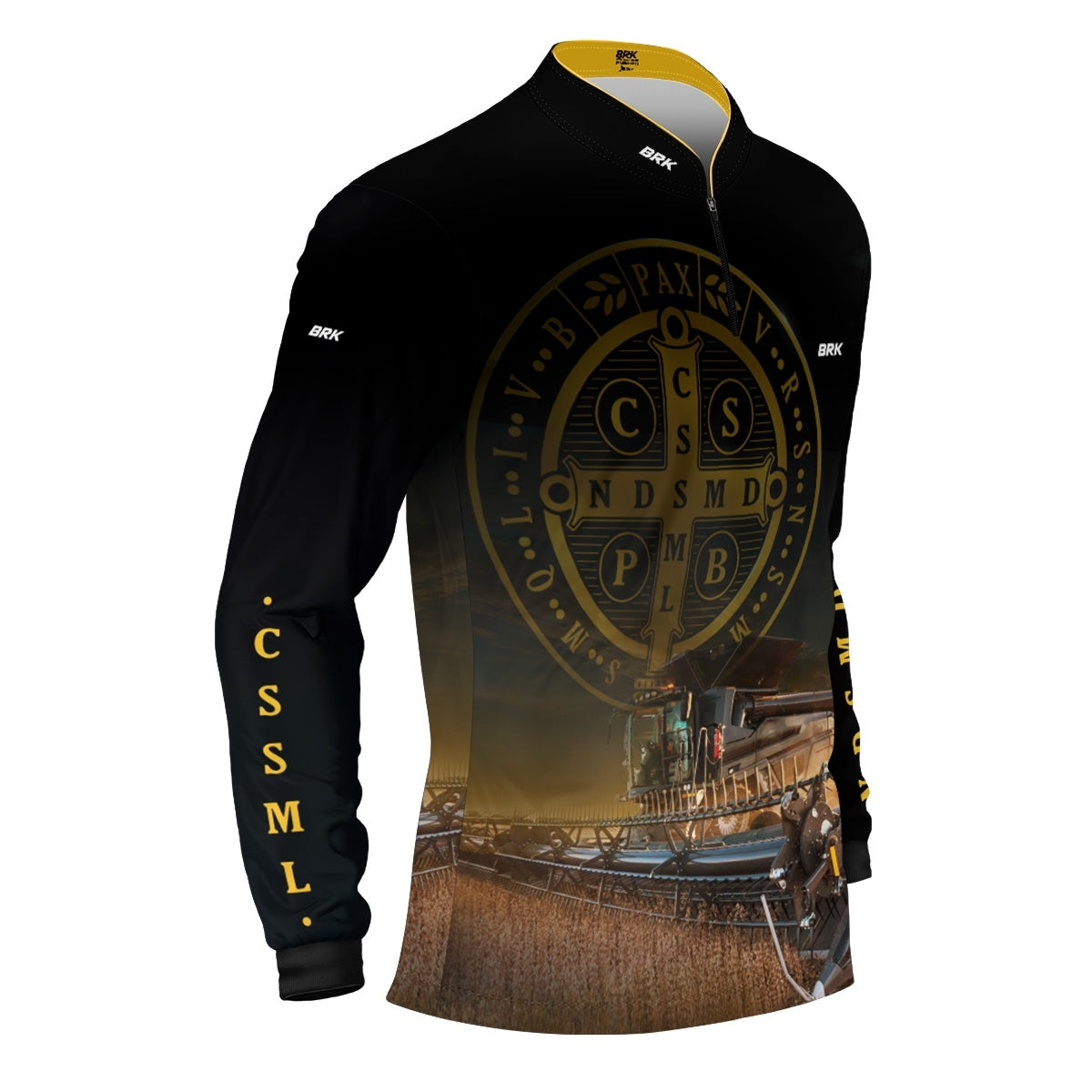 Camisa Agro Brk São Bento e Colheitadeira com Proteção UV50+ - Brk Agro