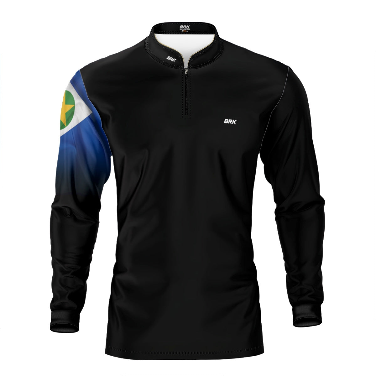 Kit 1 Boné trucker Brk Mapa do Brasil + Camisa Brk do Mato Grosso com Proteção UV50+ - Brk Agro