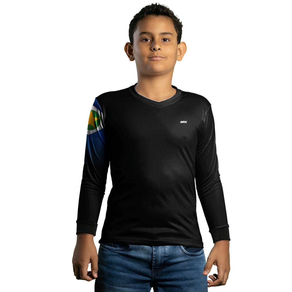 Camisa Agro Brk Bandeira do Mato Grosso com Proteção UV50+ - Brk Agro