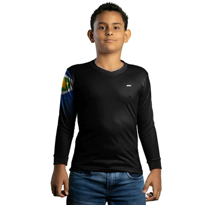 Camisa Agro Brk Bandeira do Mato Grosso com Proteção UV50+ - Brk Agro