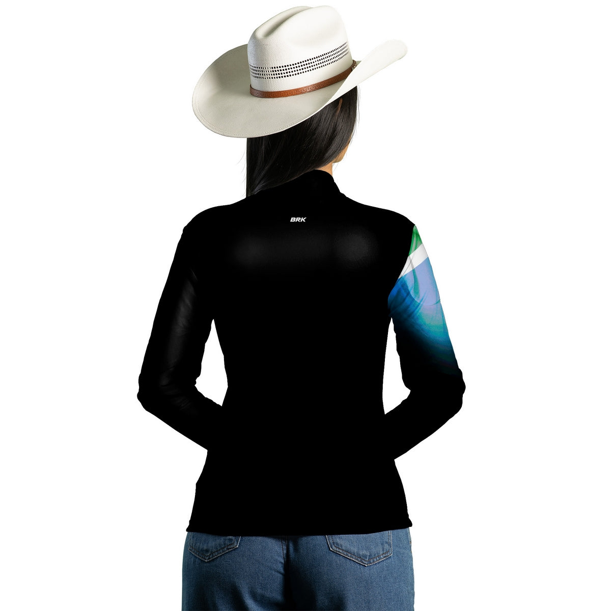 Camisa Agro Feminina Brk Bandeira do Mato Grosso do Sul com Proteção UV50+ - Brk Agro