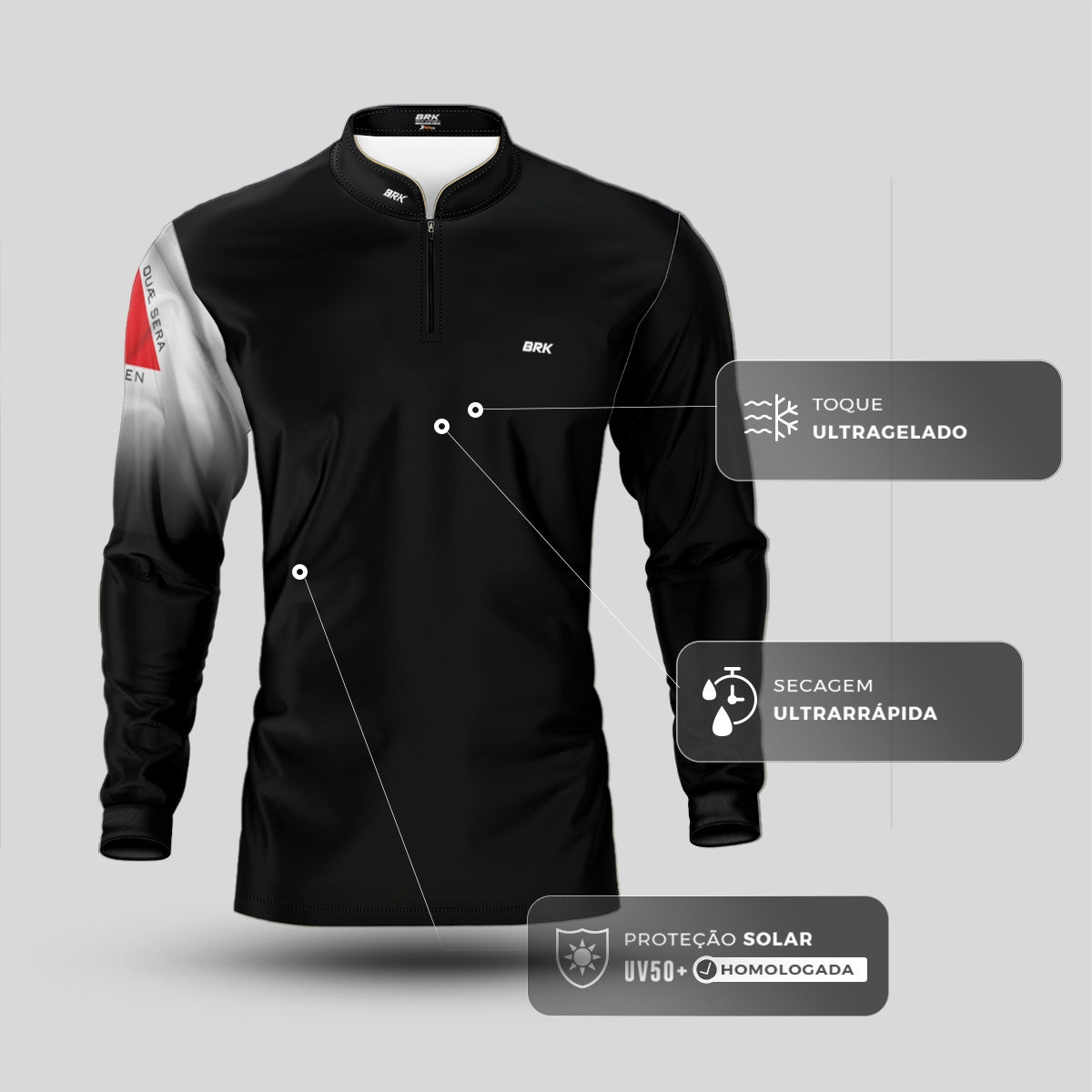 Camisa Agro Brk Bandeira de Minas Gerais com Proteção UV50+ - Brk Agro