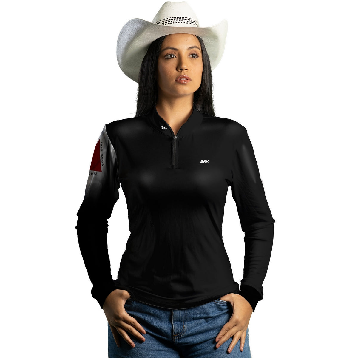 Camisa Agro Feminina Brk Bandeira de Minas Gerais com Proteção UV50+ - Brk Agro