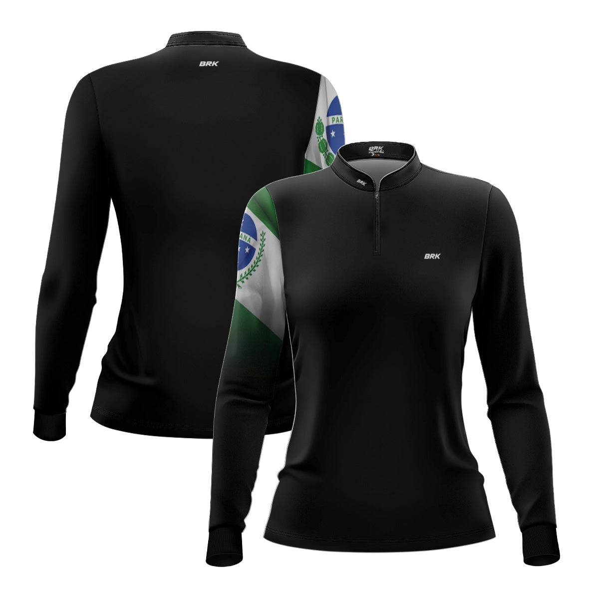 Camisa Agro Feminina Brk Bandeira do Paraná com Proteção UV50+ - Brk Agro