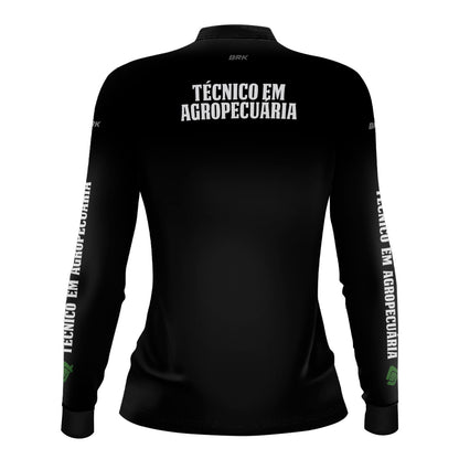 Camisa Agro Feminina Brk Tecnico em Agropecuária com Proteção UV50+ - Brk Agro
