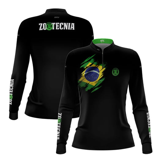 Camisa Agro Feminina Brk Zootecnia com Proteção UV50+ - Brk Agro