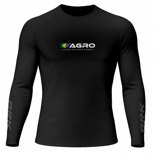 Camisa Raglan Brk O Agro Não Para com Proteção UV50+