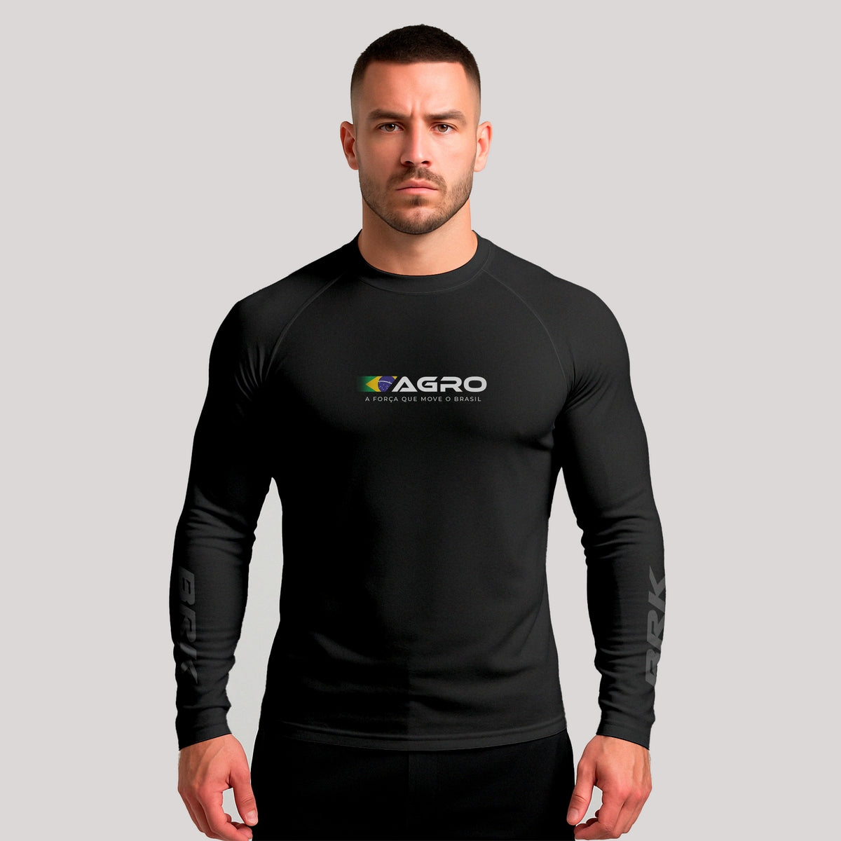 Camisa Raglan Brk O Agro Não Para com Proteção UV50+ - Brk Agro