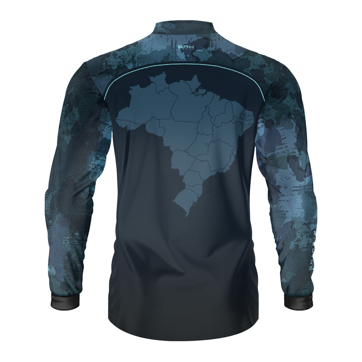Camisa Agro Brk Camo Mapa Mundi com Proteção UV50+ - Brk Agro