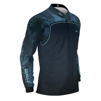 Camisa Agro Brk Camo Mapa Mundi com Proteção UV50+ - Brk Agro