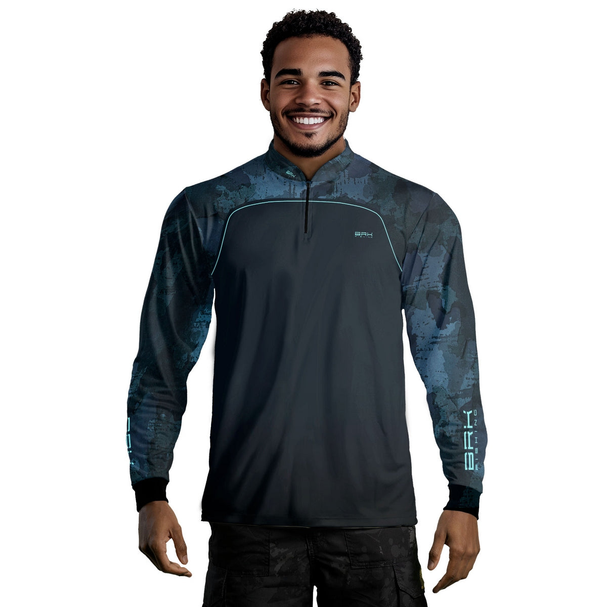 Camisa Agro Brk Camo Mapa Mundi com Proteção UV50+ - Brk Agro