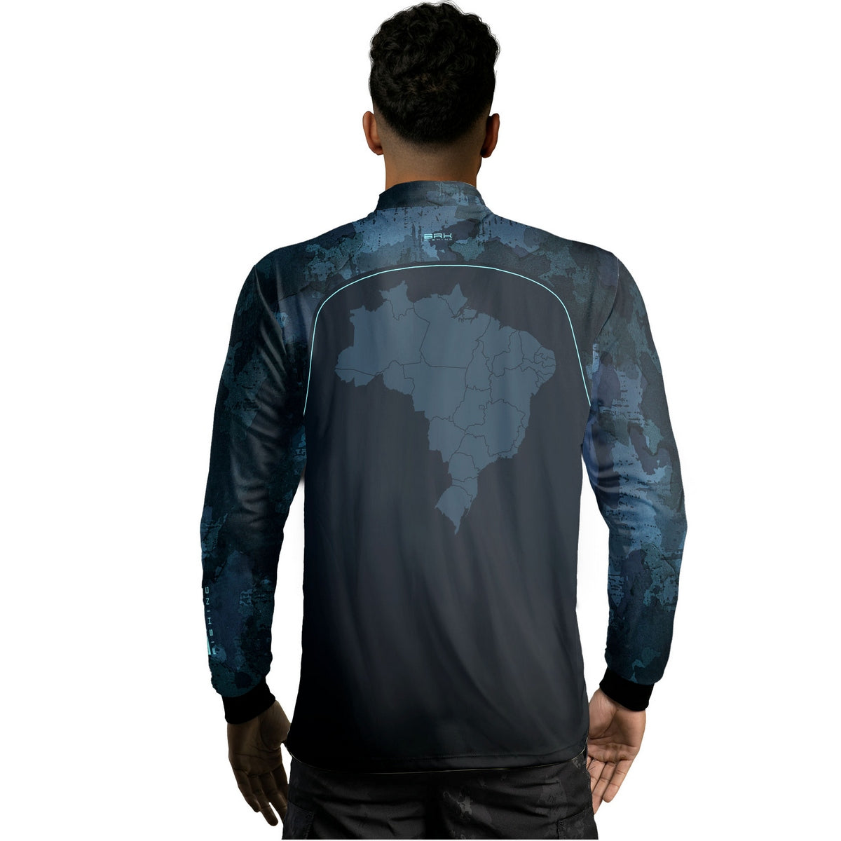Camisa Agro Brk Camo Mapa Mundi com Proteção UV50+ - Brk Agro