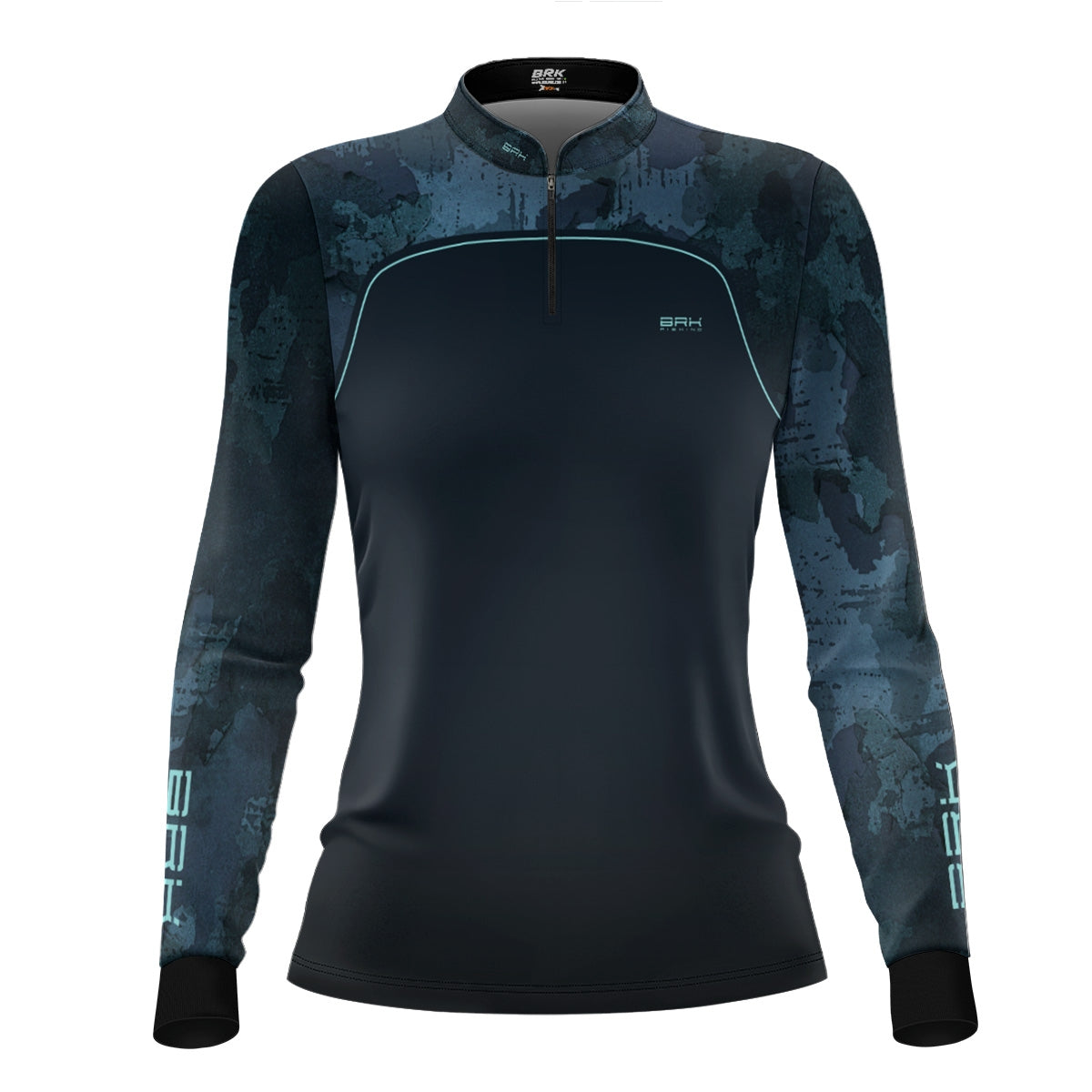 Camisa Agro Feminina Brk Camo Mapa Mundi com Proteção UV50+ - Brk Agro