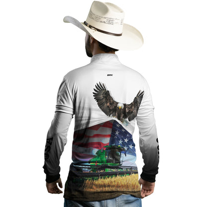 Camisa Agro Brk Eagle Estados Unidos Soja com UV50+ - Brk Agro