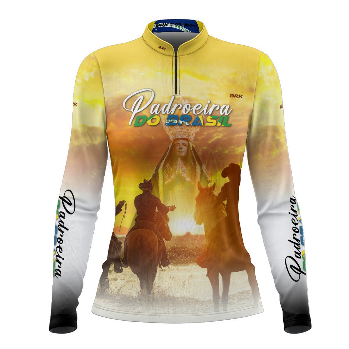 Camisa Agro Feminina Brk Padroeira do Brasil com Proteção UV50+ - Brk Agro