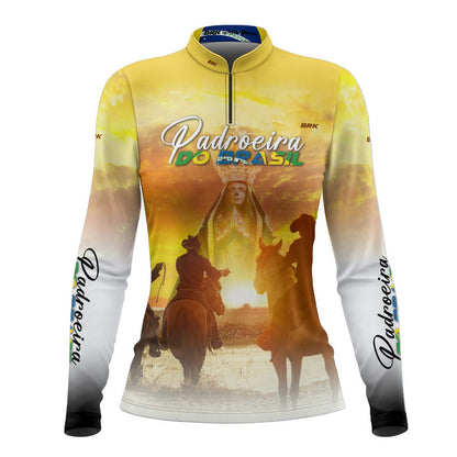 Camisa Agro Feminina Brk Padroeira do Brasil com Proteção UV50+ - Brk Agro