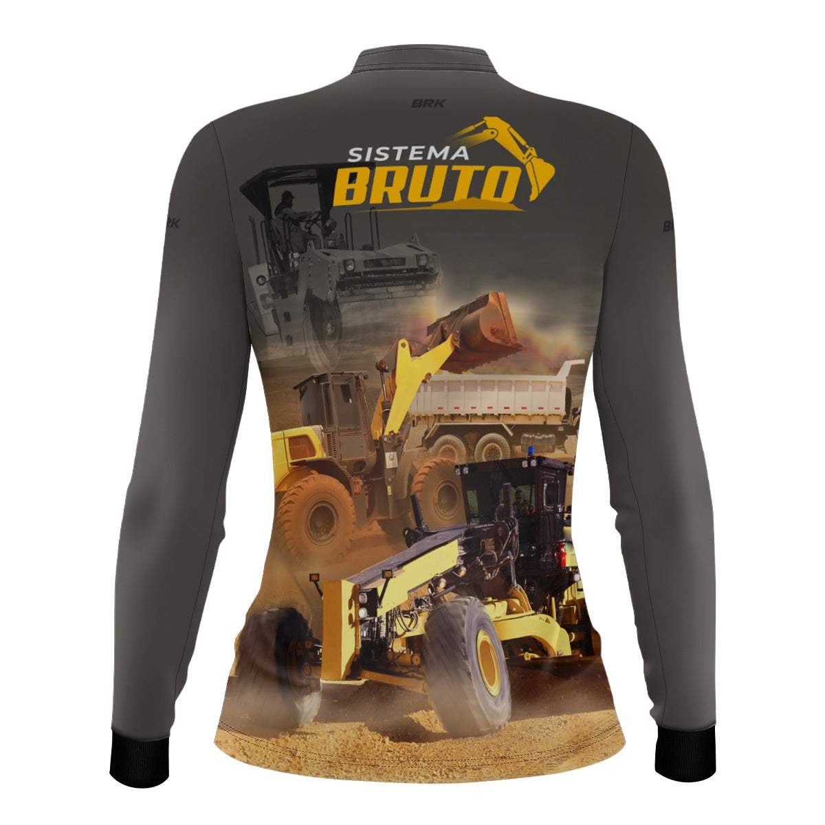 Camisa Máquina Pesada Feminina Brk Motoniveladora com UV50+ - Brk Agro