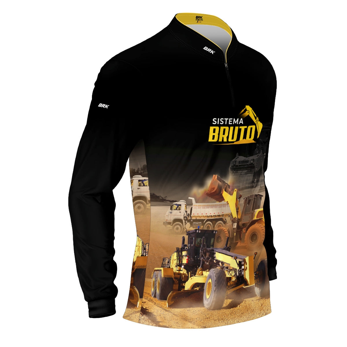 Camisa Máquina Pesada Brk Sistema Bruto Motoniveladora com UV50+ - Brk Agro