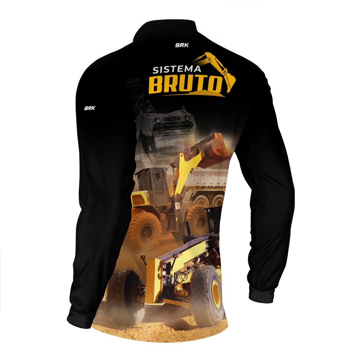 Camisa Máquina Pesada Brk Sistema Bruto Motoniveladora com UV50+ - Brk Agro