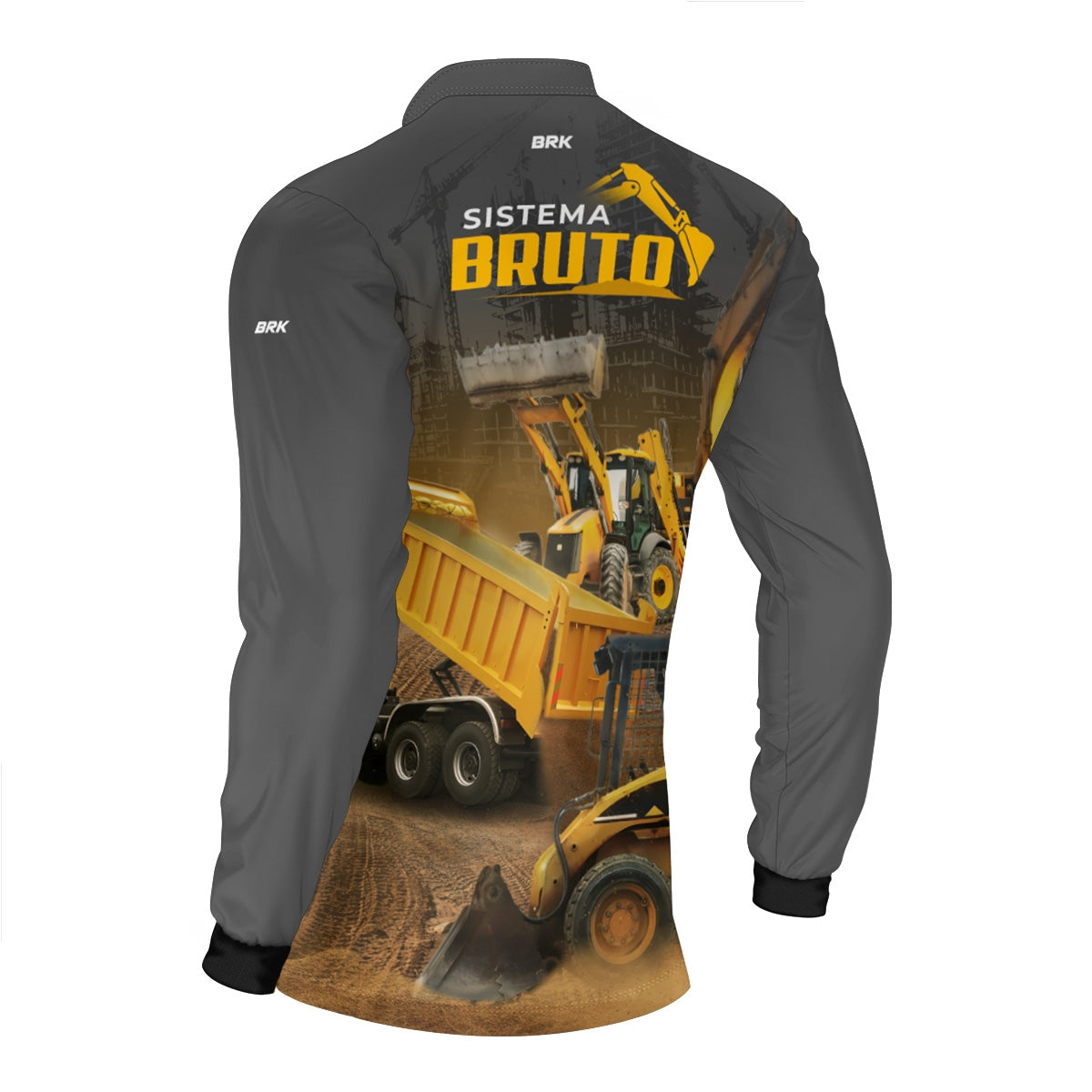 Camisa Máquina Pesada Brk Sistema Bruto Minicarregadeira com UV50+ - Brk Agro