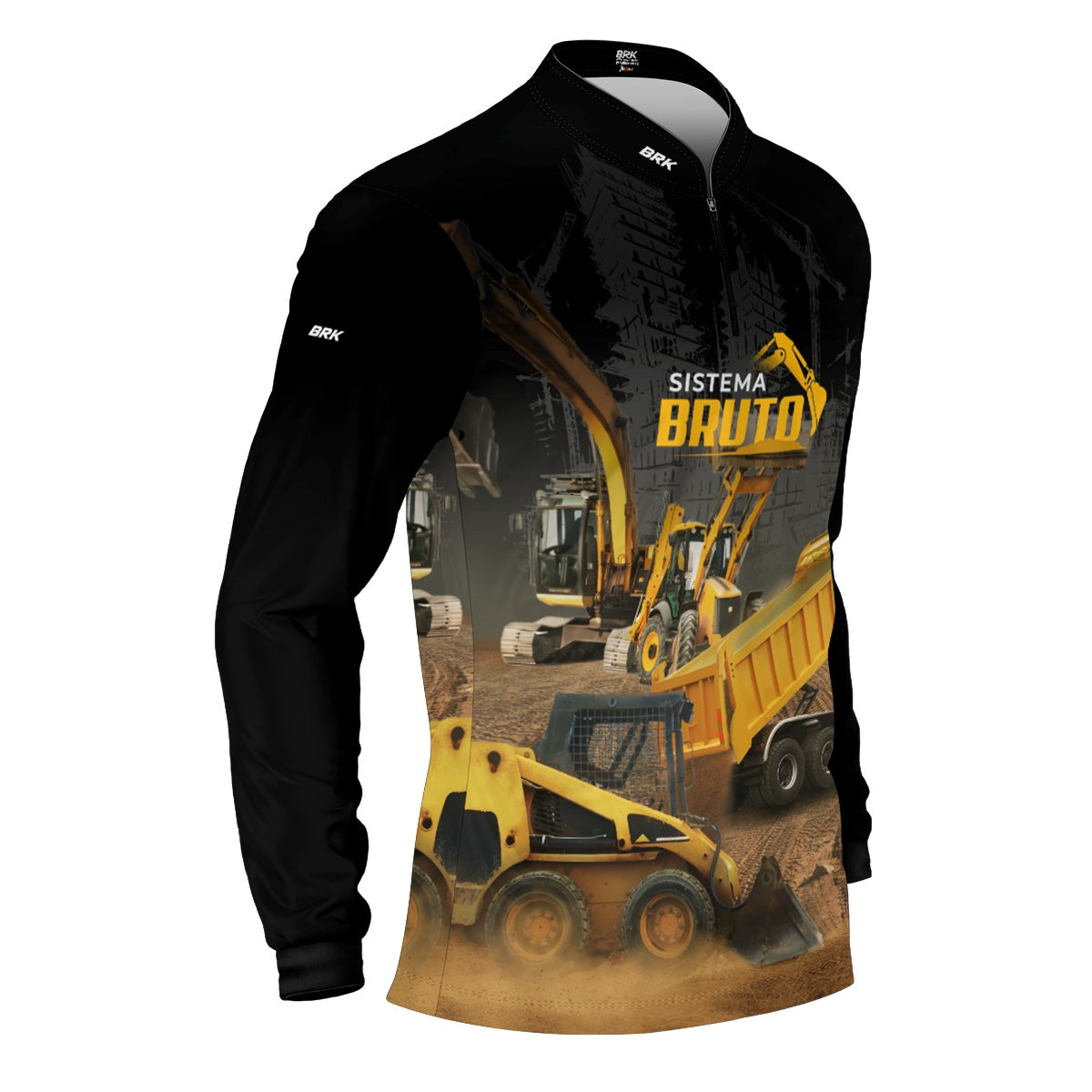 Camisa Máquina Pesada Brk Sistema Bruto Minicarregadeira com UV50+ - Brk Agro