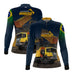 Camisa Máquina Pesada Feminina Brk Sistema Bruto Caminhão Caçamba com UV50+ - Brk Agro