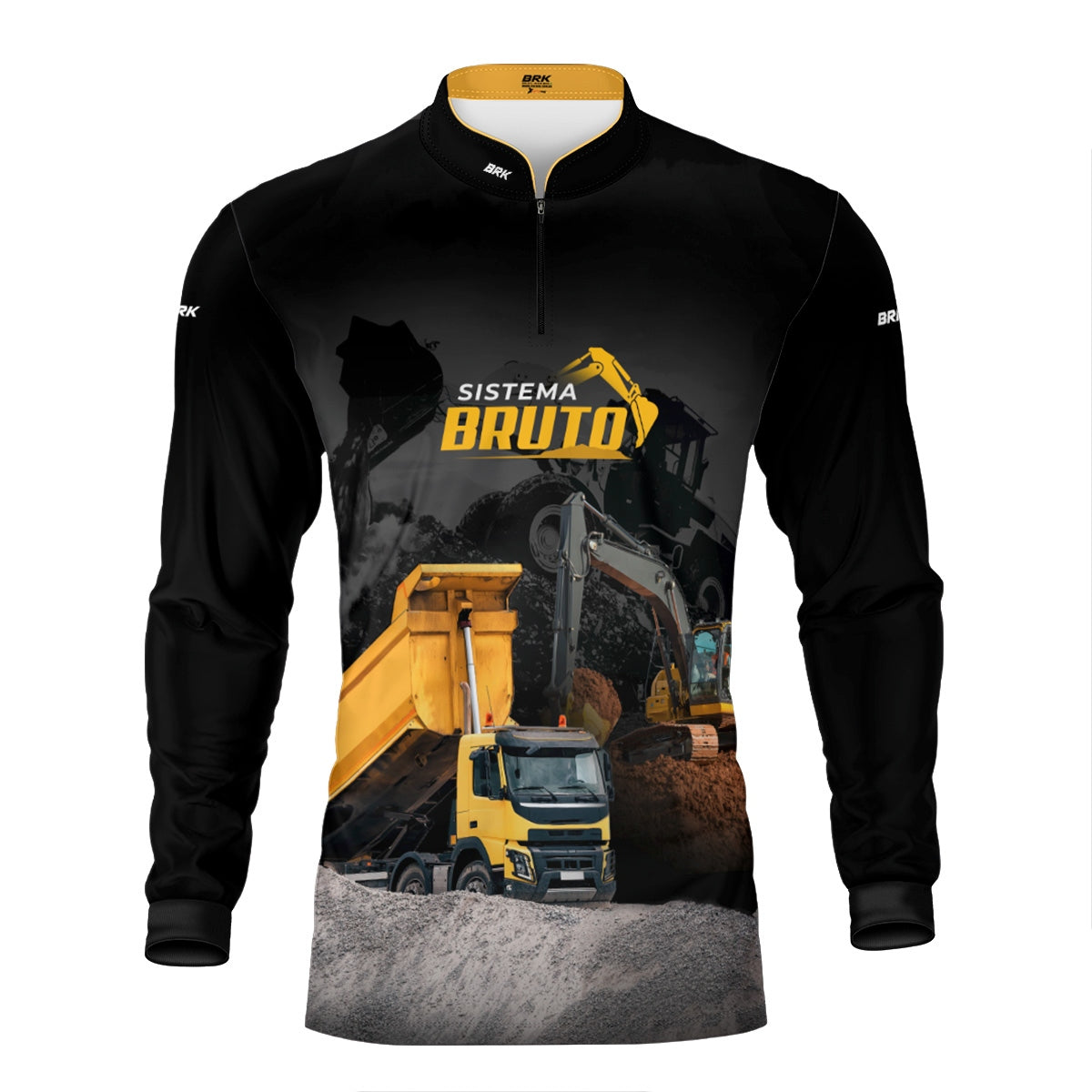 Camisa Máquina Pesada Brk Caminhão Caçamba com UV50+ - Brk Agro