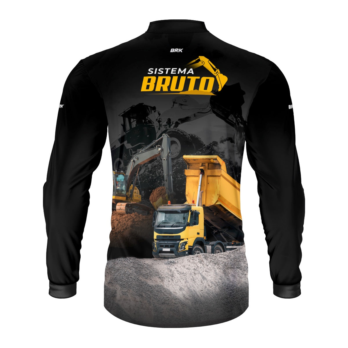 Camisa Máquina Pesada Brk Caminhão Caçamba com UV50+ - Brk Agro