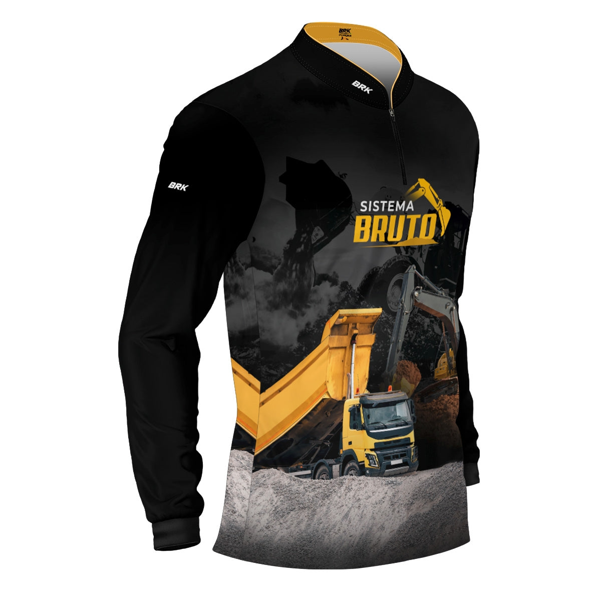 Camisa Máquina Pesada Brk Caminhão Caçamba com UV50+ - Brk Agro