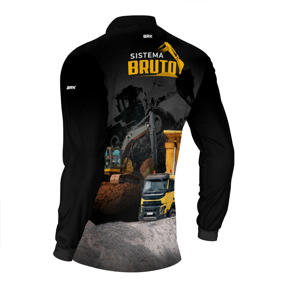 Camisa Máquina Pesada Brk Caminhão Caçamba com UV50+ - Brk Agro