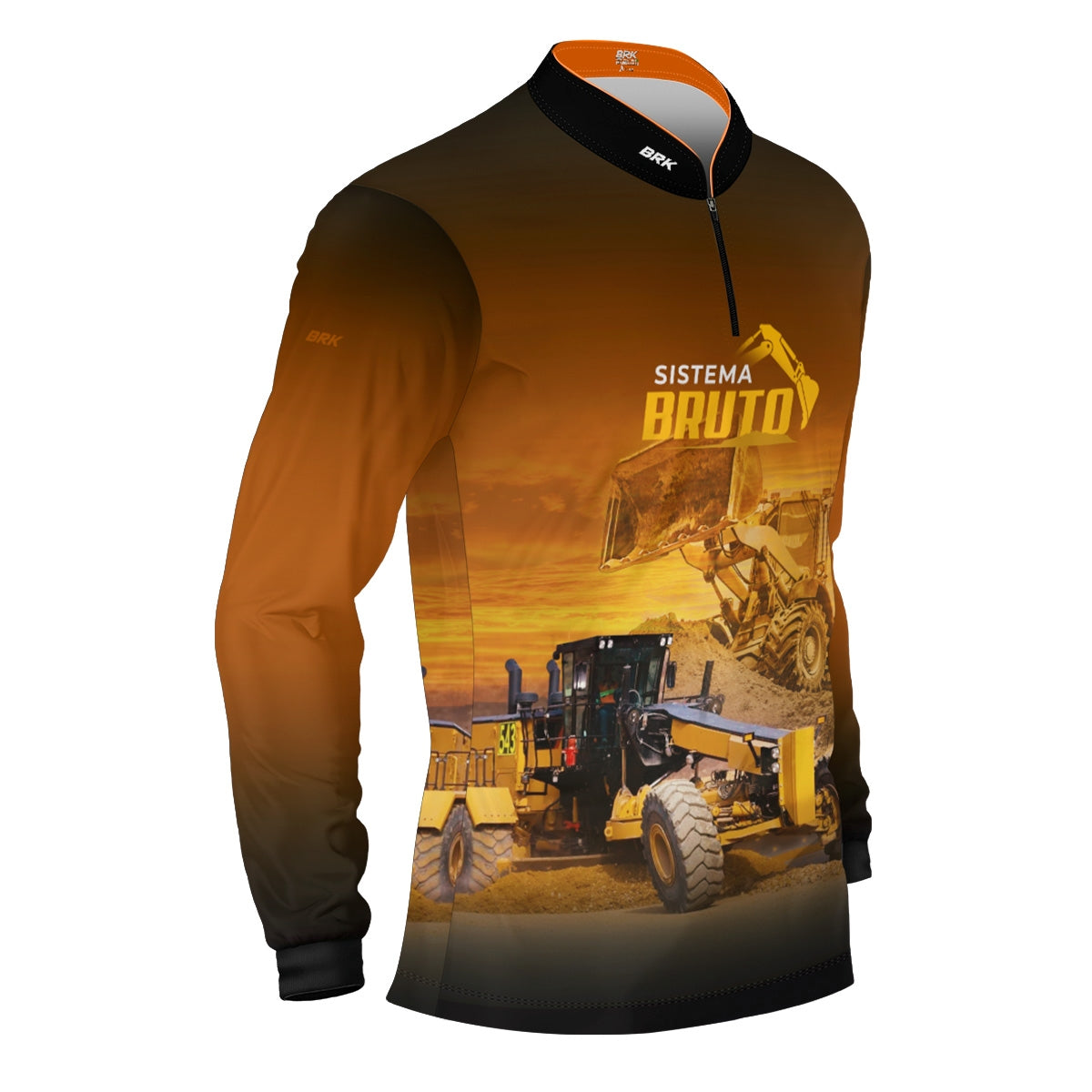 Camisa Máquina Pesada Brk Sistema Bruto Motoniveladora com UV50+ - Brk Agro