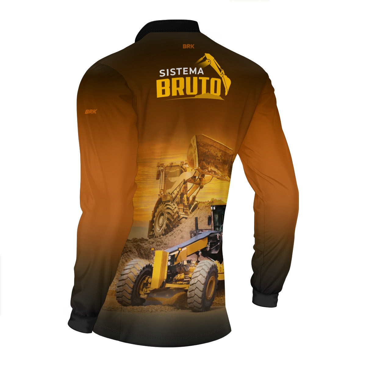 Camisa Máquina Pesada Brk Sistema Bruto Motoniveladora com UV50+ - Brk Agro